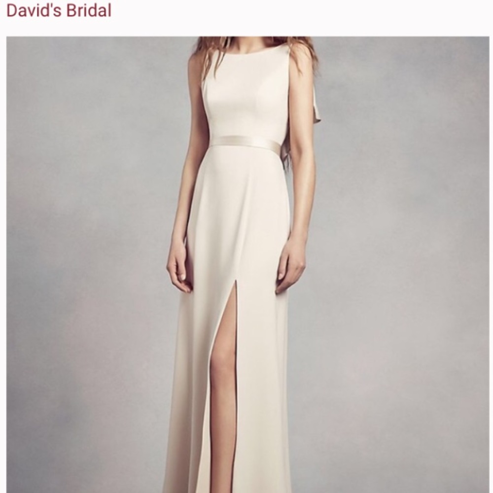 “White” by Vera Wang David’s Bridal size 6